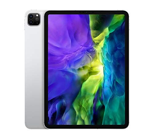 2020 Apple iPad Pro (11 Pouces, Wi-FI + Cellular, 512 Go) - Argent (2ᵉ génération)