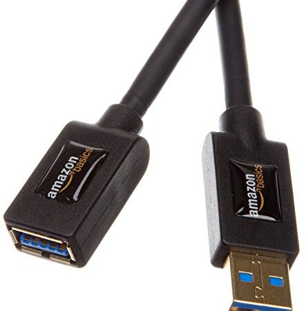 Amazon Basics Rallonge Câble USB 3.0 mâle A vers femelle A 3 m