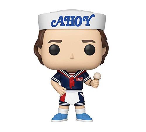 Figurines POP! Vinyl: Television: Stranger Things: Steve w/Hat and Ice Cream