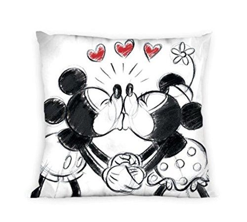 Housse de coussin Mickey et Minnie Love, 40 x 40 cm