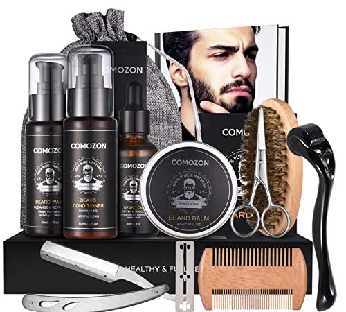 Kit Barbe Homme Complet Contenir Huile Barbe Brosse Barbe Peigne Barbe Soin Barbe Homme Soin Barbe Homme Coffret Cadeau Homme Contient Un Shampoing À Barbe Cadeau Homm Produit Barbe Homme