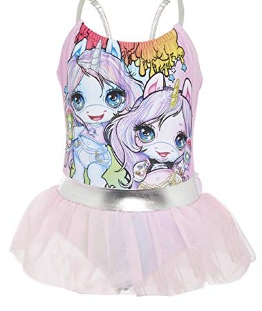 Poopsie Slime Surprise Licorne Maillot De Bain Fille des Licornes Poupsie avec Dazzle Darling et Oopsie Starlight, Tutu Rose, Vêtement Été Fille 4-10 Ans, Idée De Cadeau pour Fillettes (7-8 Ans)