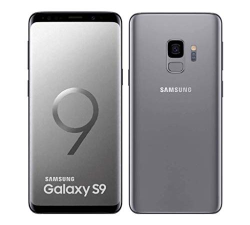 Samsung Galaxy S9 64GB 5.8 pouces 12MP Smartphone sans carte SIM Gris titane (Reconditionné)