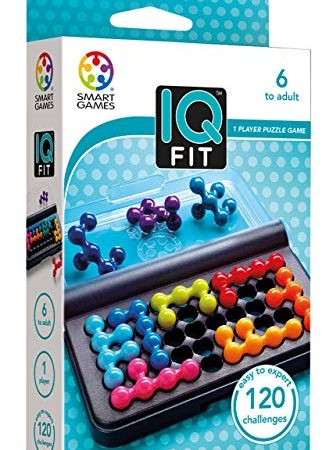 Smartgames - SG 423 - Jeu de Société - IQ-Fit - 120 Défis