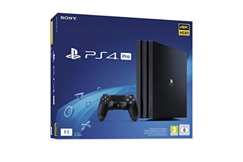 Sony PlayStation 4 Pro 1 To, Avec 1 Manette Sans Fil Dualshock 4 V2, Châssis G, Noir (Jet Black)