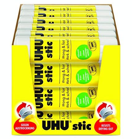 UHU Stick de colle 8,2g Blanc Lot de 24