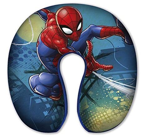 Coussin de voyage Spiderman Marvel en polyester pour homme, motif araignée 30 x cm. 30 x H. cm. 8-59656