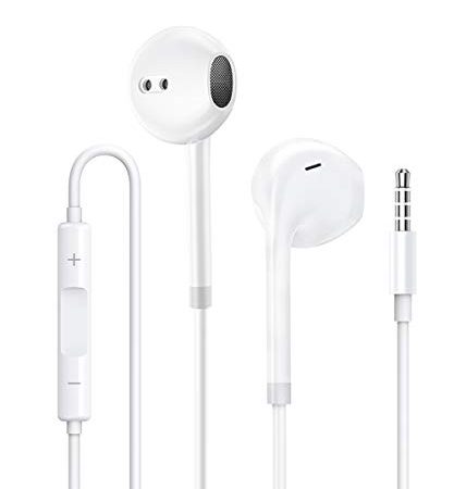 Écouteurs Filaires, Ecouteurs Intra-Auriculaires,écouteurs stéréo 3.5mm Prise Oreillette avec Micro Contrôle du Volume, Ecouteurs Compatibles avec Phone 6/6s / 6Plus/SE/5/5s/Xiaomi/PC/MP3/ Android