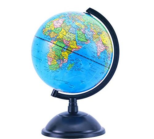 EXERZ Globe éducatif pivotant - Diamètre 20cm