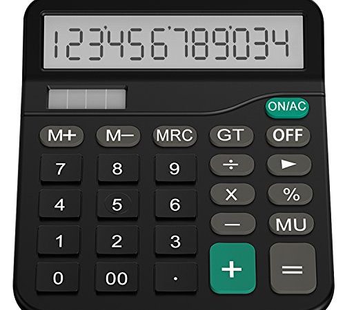 Helect H1001 Calculatrice de Bureau Fonction Standard à 12 Chiffres