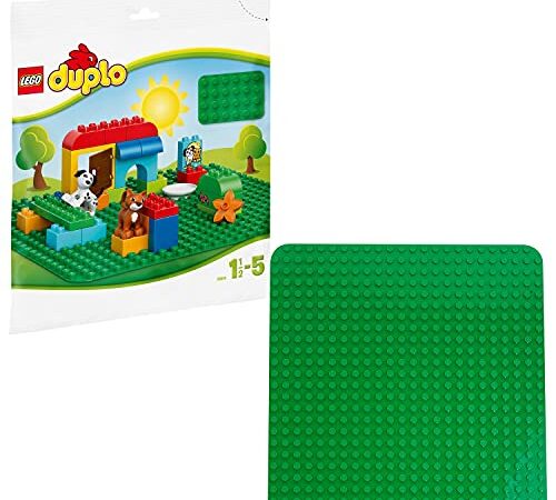 LEGO 2304 Duplo Grande Plaque De Base Verte Classique, Briques LEGO Duplo Jeu pour Enfants 2-5 Ans