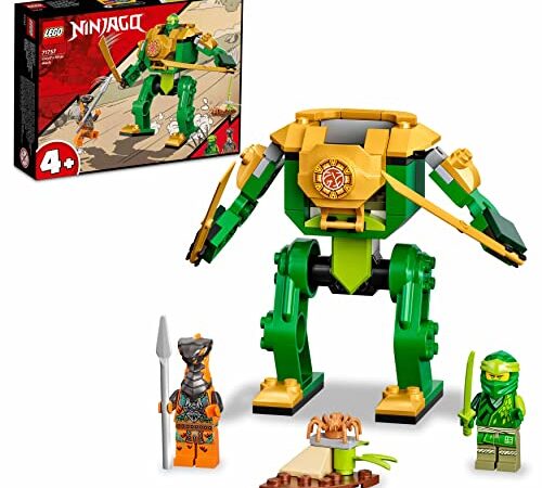 LEGO 71757 Ninjago Le Robot Ninja de Lloyd, Jouet pour Enfant dès 4 Ans avec Figurine Serpent, Set de Construction