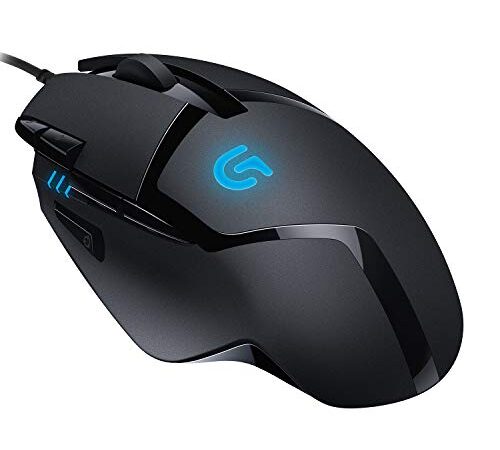 Logitech G402 Hyperion Fury Souris Gamer Filaire, Suivi Optique 4 000 PPP, Ultra-Léger, Ultra-rapide, 8 Boutons Gaming Programmables, Idéale FPS, PC/Mac - Noire