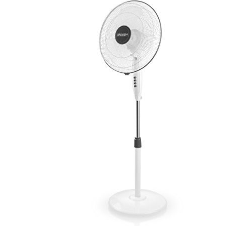 messh SFZ 6000 Ventilateur de pied, blanc