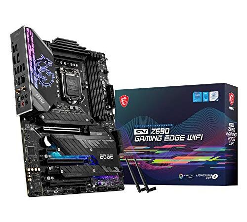 MSI MPG Z590 Gaming Edge WiFi Carte mère Intel Z590 LGA 1200 ATX Noir