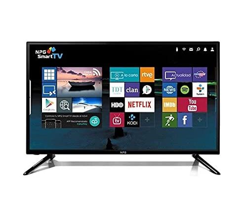 NPG 430L32H 2022-32" HD Smart TV Android 9.0, Bluetooh, Quad Core, WiFi, DVB-T2/C, PVR, Screen Mirroning, Multilingue Smart TV