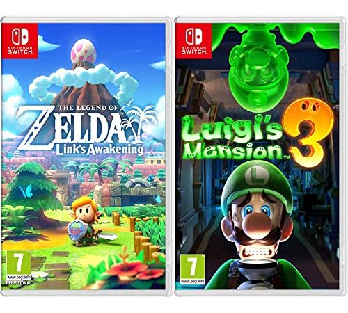 The Legend of Zelda: Link's Awakening - Import espagnol, jouable en Français - Import , jouable en français & Luigi's Mansion 3