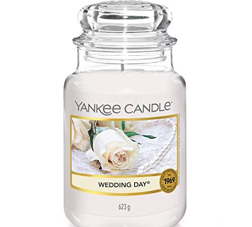 Yankee Candle bougie jarre parfumée | grande taille | Jour de noces | jusqu’à 150 heures de combustion