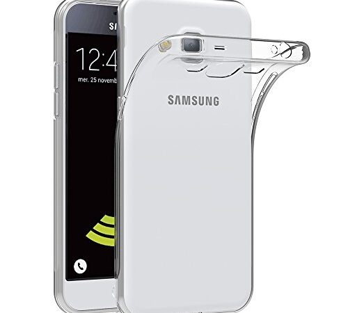 AICEK Coque Samsung Galaxy J3 2016, Etui Silicone Gel Samsung Galaxy J3 2016 (J320F) Housse Antichoc Samsung J3 Transparente Souple Coque de Protection pour Samsung Galaxy J3 2016 (5.0 Pouces)