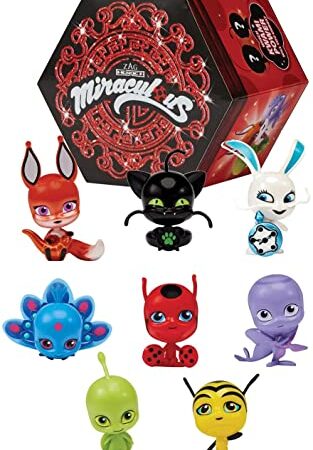 Bandai - Miraculous - Boite surprise à Kwami - mini-figurine à l'effigie d'un Kwami à collectionner dans sa Miracle Box - Modèle aléatoire - P50500