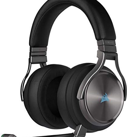 CORSAIR Casque de jeu sans fil VIRTUOSO RGB SE, Gris acier