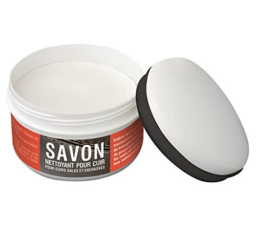 Savon Nettoyant Régénérant pour cuir sales et encrassés - 250ml avec éponge