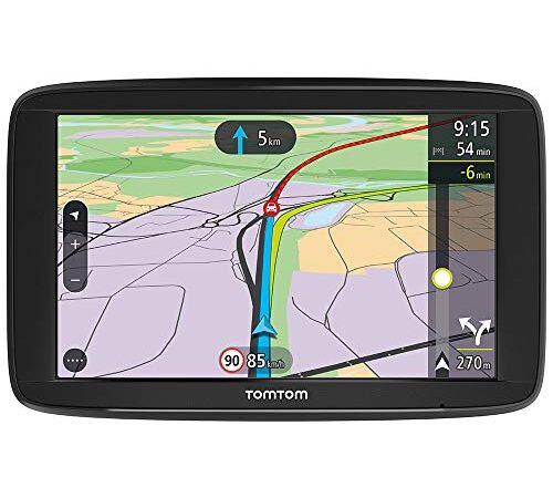 TomTom GPS Voiture VIA 62 - 6 Pouces, Cartographie Europe 49, Trafic Via Smartphone, Appel Mains-Libres