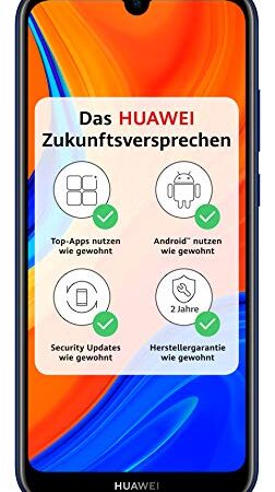 HUAWEI Y6s Smartphone avec Écran FullView de 6.09", 3Go + 32Go, Android 9.0, Processeur Octa-core, Capteur D'empreinte Digitale, Caméra arrière de 13MP, Bleu