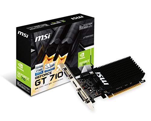 MSI GT 710 2GD3H LP Carte Graphique Nvidia GT710 954 MHz 2048 Mo PCI Express Noir