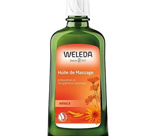WELEDA - Huile de Massage à l'Arnica - Préparation et Récupération Sportives - Flacon 200 ml