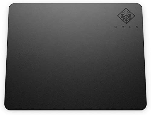 HP OMEN 100 Tapis de Souris Gaming (36 cm x 30 cm, Ultra Fin, Tissu, Base Caoutchouc Antidérapant, Résistant à l'Usure) - Noir