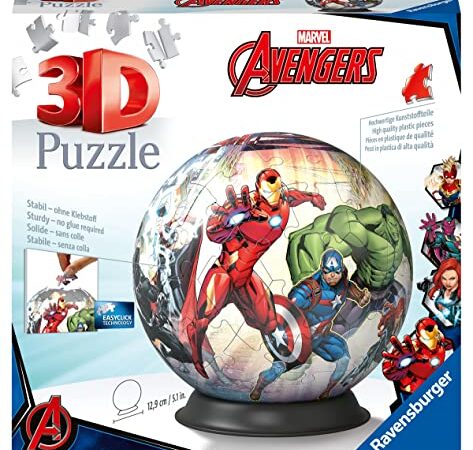 Ravensburger Marvel Avengers 3D Jigsaw Puzzle for Kids Age 6 Years Up - 72 Pieces - No Glue Required