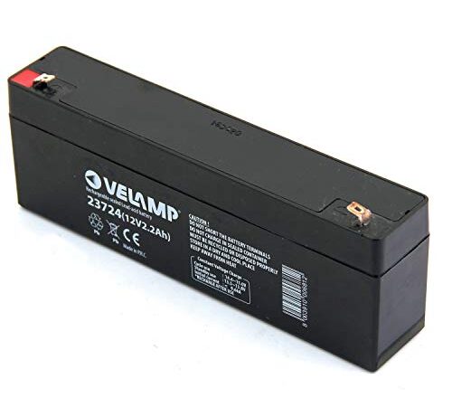Velamp Batterie au Plomb 12 V 2,2 AH 0,85 kg