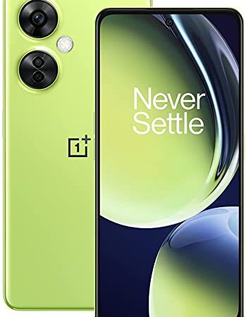 OnePlus Nord CE 3 Lite 5G - 8 Go de RAM + 128 Go de stockage Smartphone débloqué avec Triple caméra 108MP - Garantie constructeur de 2 ans - Pastel Lime