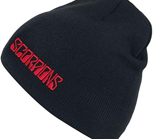 Scorpions Logo Unisexe Bonnet noir 100% Polyacrylique