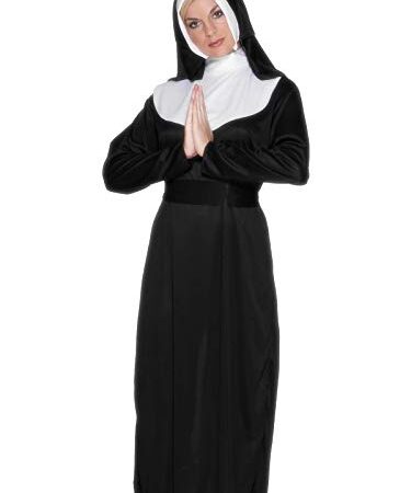 Aptafêtes - CS923927/M - Costume Nonne - Noir/Blanc - Taille M 20423M