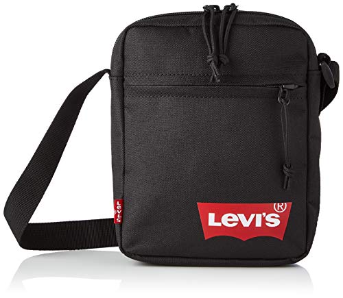 Levi's Mini Crossbody Solid (Red Batwing), Homme, Regular Black, Taille Unique