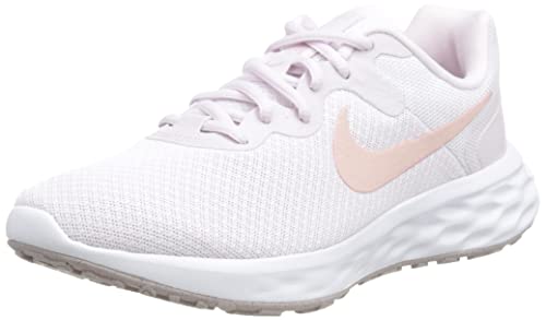 Nike Femme Revolution 6 Next Nature Women's Road Running Shoes, L Violet Champagne Blanc, 37.5 EU